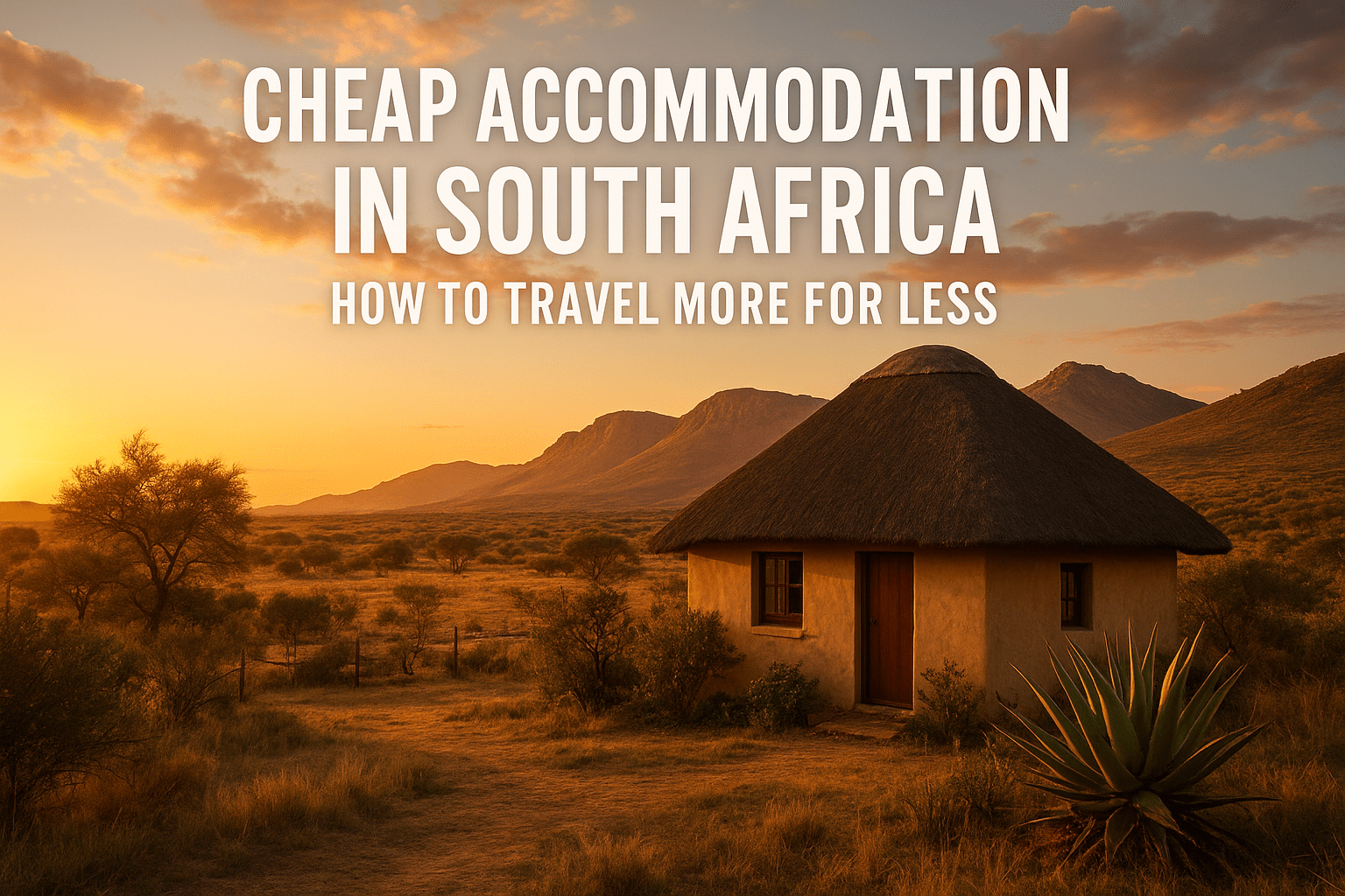 an image of an affordable lodge accommodatio in south africa